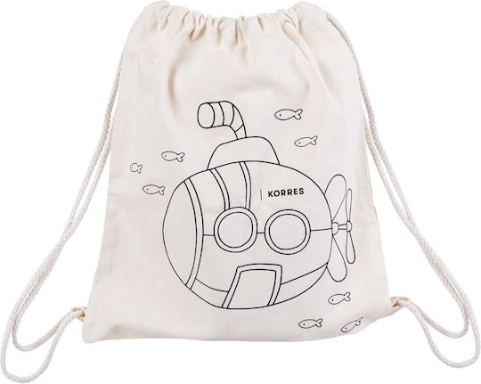 Korres Yoghurt Kids Comfort Waterproof Kids Sunscreen Spray for Face & Body SPF50 150ml & Free Fabric Bag for Painting