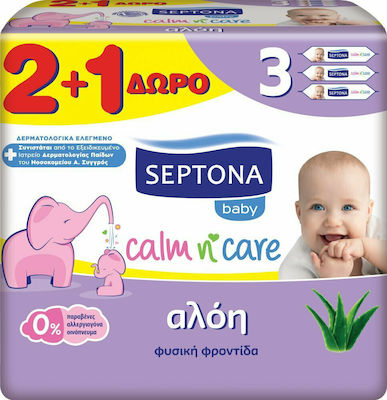 Septona Baby Wipes without Alcohol 180pcs