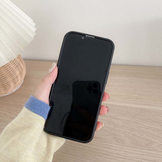 Ring 360 Full Cover Silicon Negru (Galaxy A12)