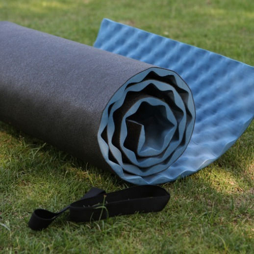 Αφρώδες Μονό Υπόστρωμα Camping 180x50cm Πάχους 1.5cm Μπλε