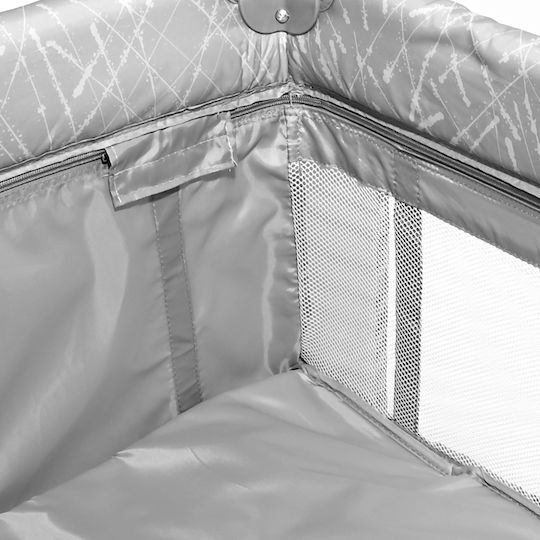 Lorelli Torino Plus Playpen 2 Levels with Changing Table & Mattress Gray 127x68cm