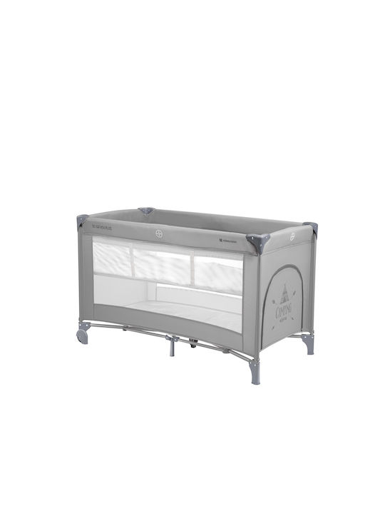 Kikka Boo So Gifted Plus Кошара за игра 2 Нива с Променяща се Повърхност & Матрак Сив 124x64см