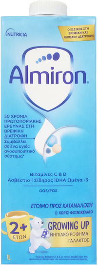Nutricia Έτοιμο Ρόφημα Γάλακτος Almiron Growing Up 2+ Liquid για 24+ Μηνών 1000ml
