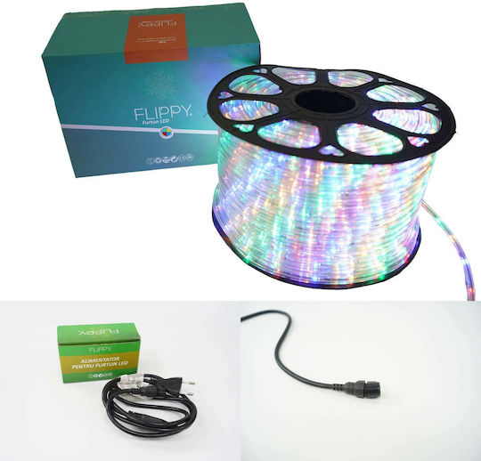 Φωτοσωλήναс 2064 Лампи 220V RGB 86м IP65