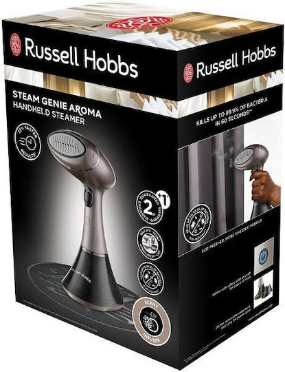 Russell Hobbs Steam Genie Aroma Гладач за дрехи Чанта за ръка 1800W Сив