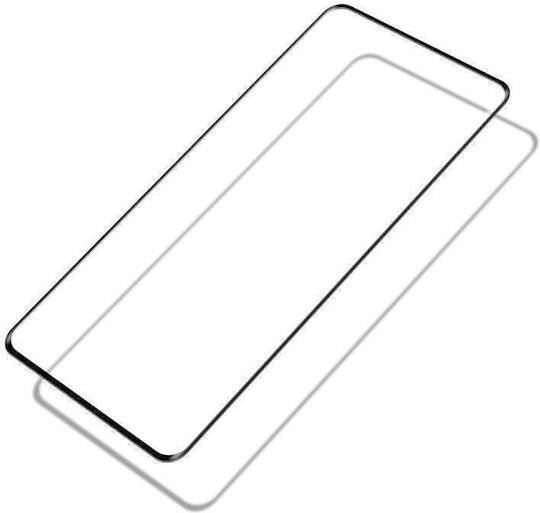 Oppo Full Glue Screen Protector Μαύρο (Oppo Reno3 Pro)