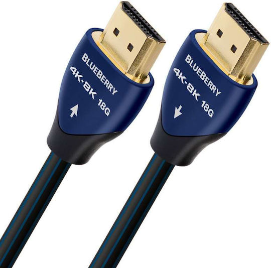 Audioquest Blueberry Cable HDMI male - HDMI male 1m Μαύρο