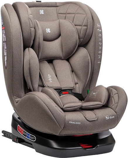 Kikka Boo i-Trip Детско Столче за Кола i-Размер с Isofix Бежов 0-36 кг