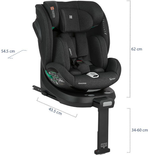 Kikka Boo i-Trip Детско Столче за Кола i-Размер с Isofix Бежов 0-36 кг