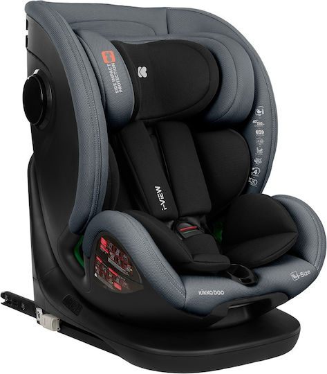 Kikka Boo i-View Καθισματάκι Αυτοκινήτου i-Size με Isofix Dark Grey 0-36 kg