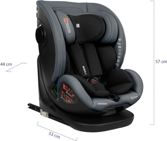 Kikka Boo i-View Baby Car Seat i-Size with Isofix Black 0-36 kg