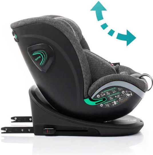 Babyauto Xperta Детско Столче за Кола i-Размер с Isofix Gray Dobby 0-36 кг