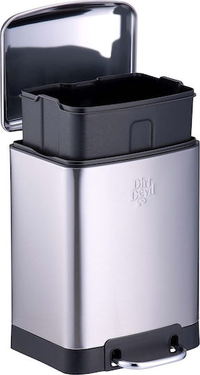 Dirt Devil Metalic Perie de toaletă 6lt Argint