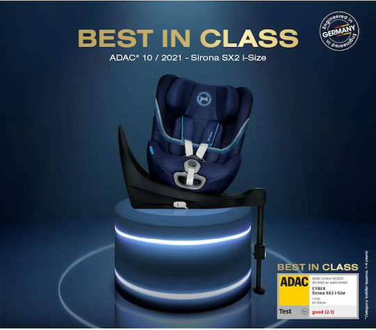 Cybex Sirona Gi Baby Car Seat i-Size Moon Black