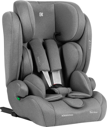 Kikka Boo i-Cross Baby Car Seat i-Size with Isofix Light Grey 9-36 kg