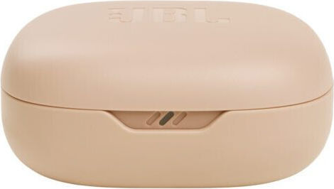 JBL Wave Flex Earbud Bluetooth Handsfree Earphones with Sweat Resistance and Charging Case Beige
