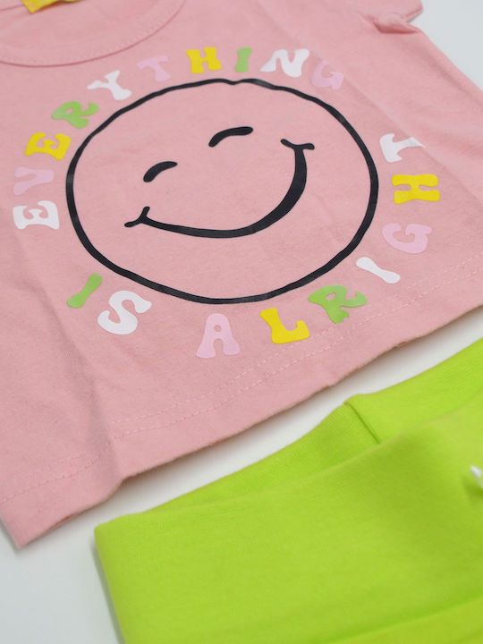 Prod Set Summer 2pcs Pink/lime Everything Is Alright