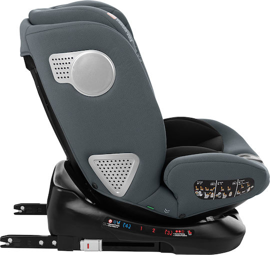 Kikka Boo I-Moove Baby Car Seat i-Size with Isofix Dark Grey