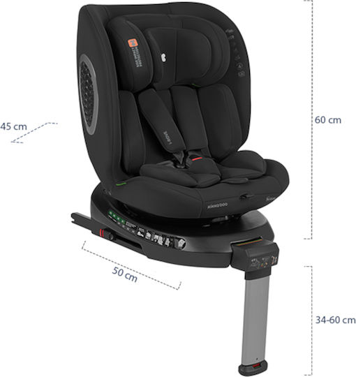 Kikka Boo i-Rove Καθισματάκι Αυτοκινήτου i-Size με Isofix Light Grey