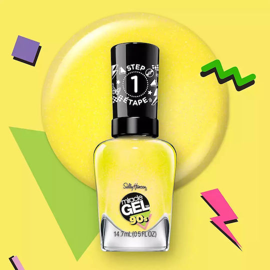 Sally Hansen Miracle Gel 90s Glossy Nagellacke Lang anhaltende Politur #891-mixtape 14.7ml