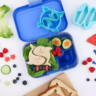 Yumbox Plastik Kinder Lebensmittelbehälter Blau