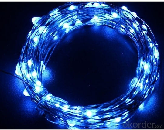500 Λαμπάκια LED 50μ. Μπλε σε Σειρά
