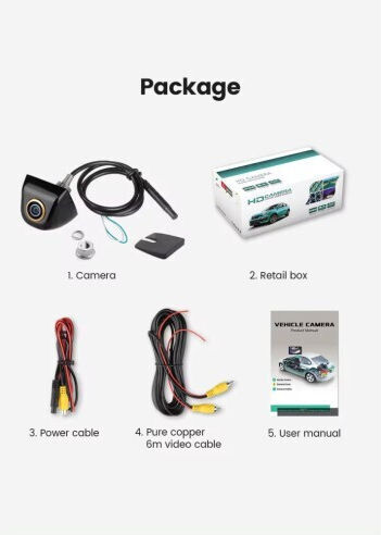 Car Reverse Camera with Night Vision Universal