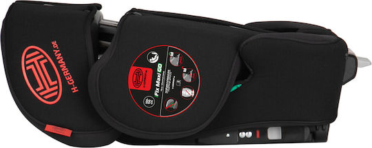 Heynerkids i-Fix Maxi Go Καθισματάκι Αυτοκινήτου High-back Booster i-Size με Isofix Black 15-36 kg