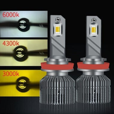 Lămpi Autoturismului H3 Canbus LED 3000K Alb cald 12V 50W 2buc