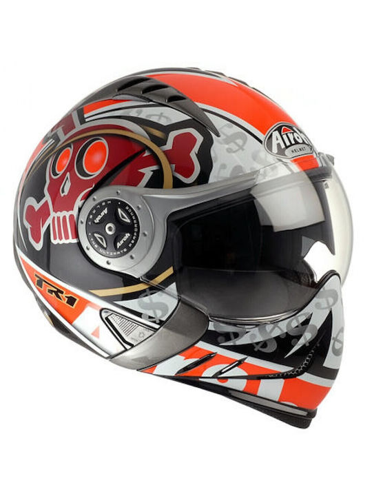 Airoh TR1 Motorcycle Helmet Modular ECE 22.06 1350gr with Sunvisor