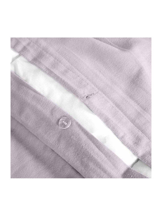 Peiraiki Patraiki Duvet Cover Flannel Single 170x250 Lilac Marble