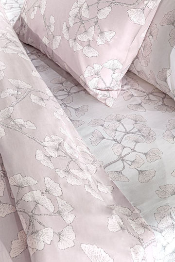Guy Laroche Σετ Παπλωματοθήκη Βαμβακερή Υπέρδιπλη με 2 Μαξιλαροθήκες 225x245cm Lavinia Violet
