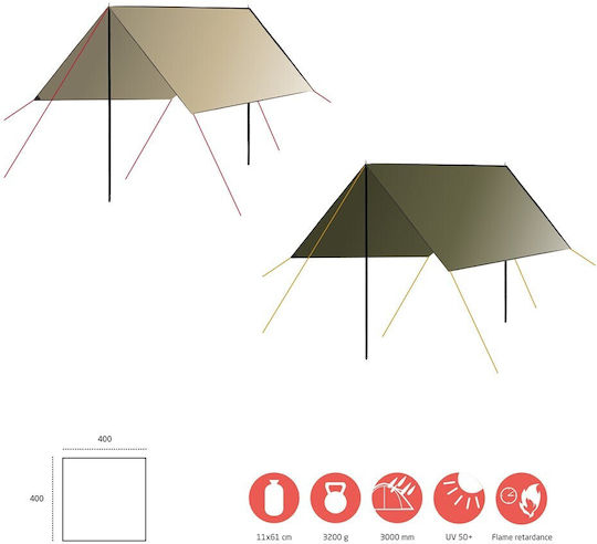Grand Canyon Beach Shelter Zuni for 4 Persons Beige