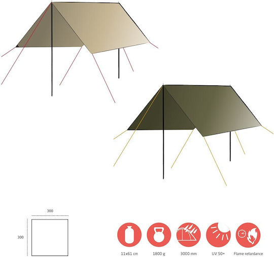 Grand Canyon Shelter Zuni 3 3 Ατόμων Μπεζ