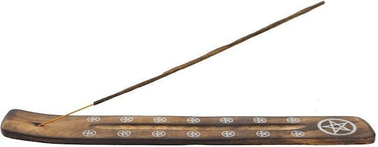Ξύλινη Βάση Καύσης Αρωματικά Στικ Pentacle Incense Holder 26cm