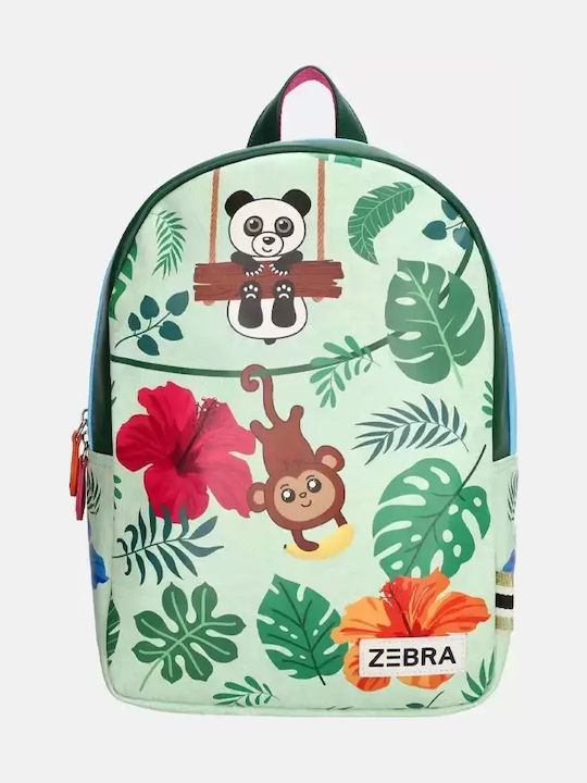 Kidslife Детска чанта Раница Зелена 35брx25брx13брсм.