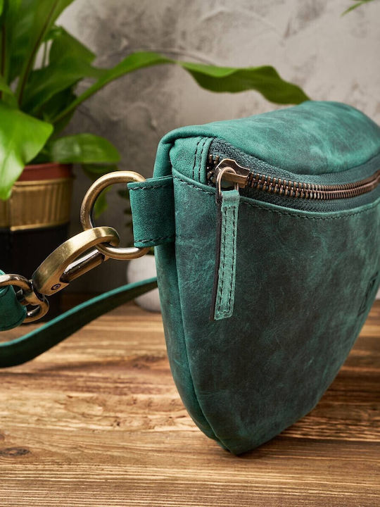 Magazin online pentru femei Piele Bum Bag pentru Curea Verde