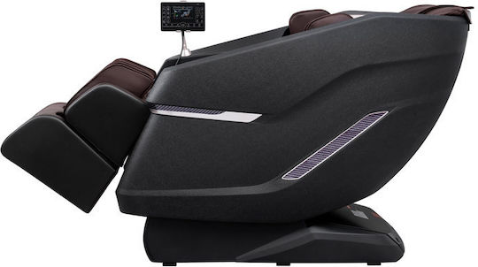 Relaxsessel Friseurwaschbecken mit Fußhocker aus Kunstleder Schwarz 175x73x88cm