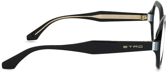 Etro Women's Acetate Prescription Eyeglass Frame Black 0012 807
