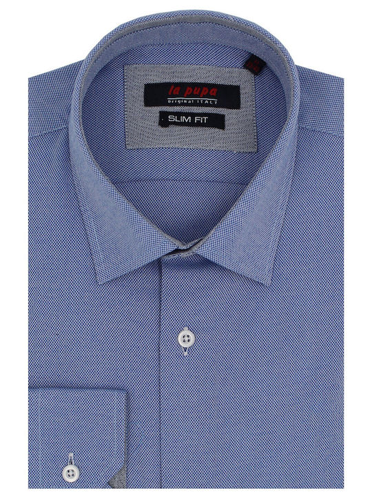 La Pupa Men's Shirt Cotton Light Blue