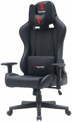 Tempest Gaming Bigboy Scaun Gaming Din piele ecologică cu Brațe Reglabile Neagră