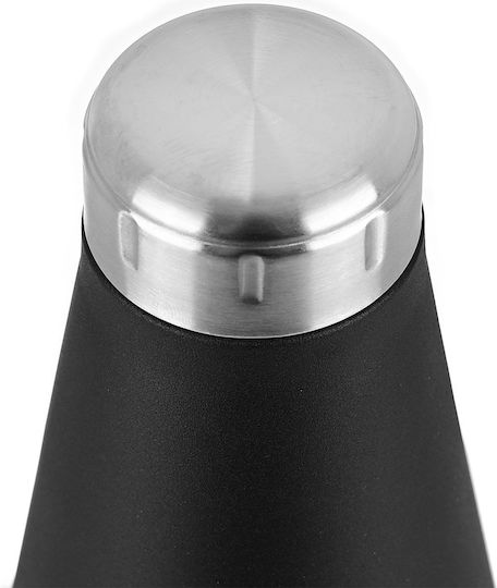 Estia Travel Flask Save the Aegean Bottle Thermos Stainless Steel 500ml Midnight Black