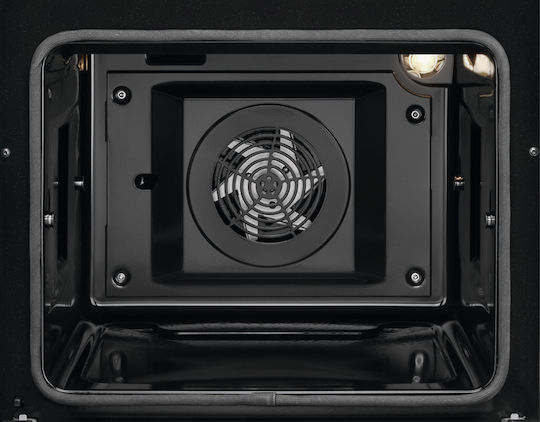 AEG Κουζίνα 73lt με Κεραμικές Εστίες Π59.6εκ. Inox