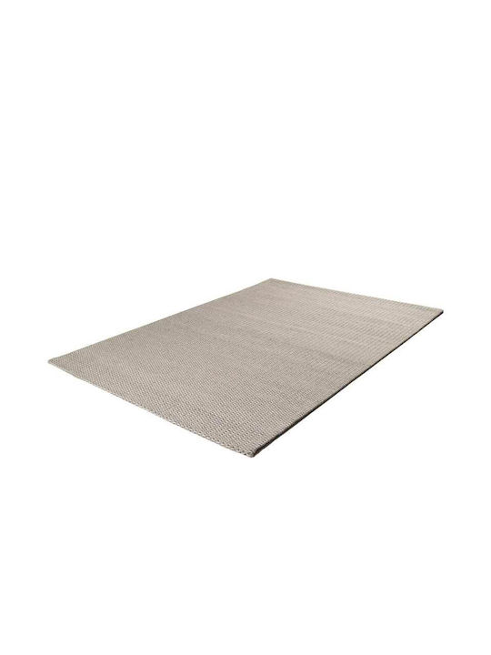 Tapicap Plex Lines 114 Handmade Rug Rectangular Silver-White