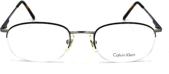 Calvin Klein Ανδρικός Μεταλλικός Σκελετός Γυαλιών Ασημί CK263 567