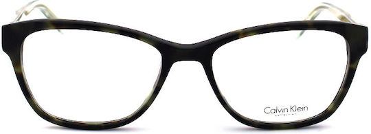 Calvin Klein Women's Acetate Brown Prescription Eyeglass Frame CK7892S 301