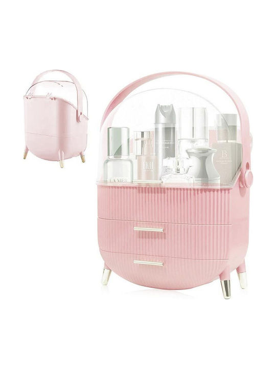 Aria Trade Make-up Zubehör Aufbewahrungskoffer Rosa DA118C