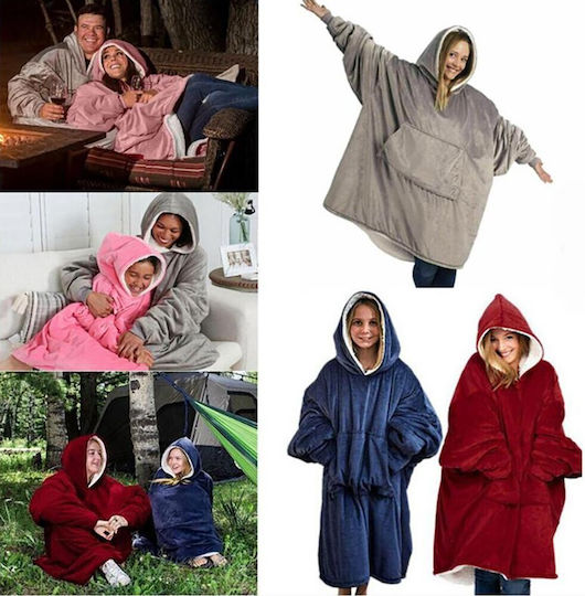Huggle Κουβέρτα με Μανίκια 70x90εκ. Μπλε Huggle Κουβέρτα με Μανίκια 70x90εκ. Μπλε