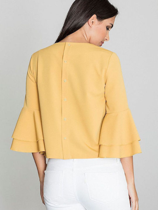 Figl Women's Blouse Yellow