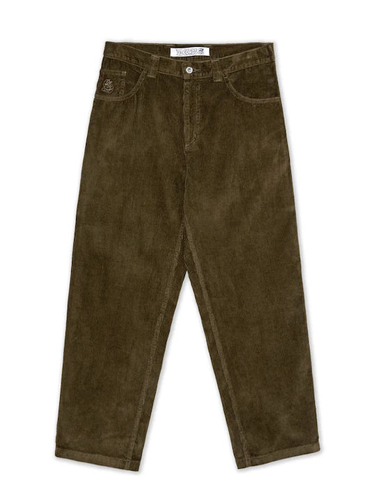 Polar Men's Trousers in Baggy Line Brown